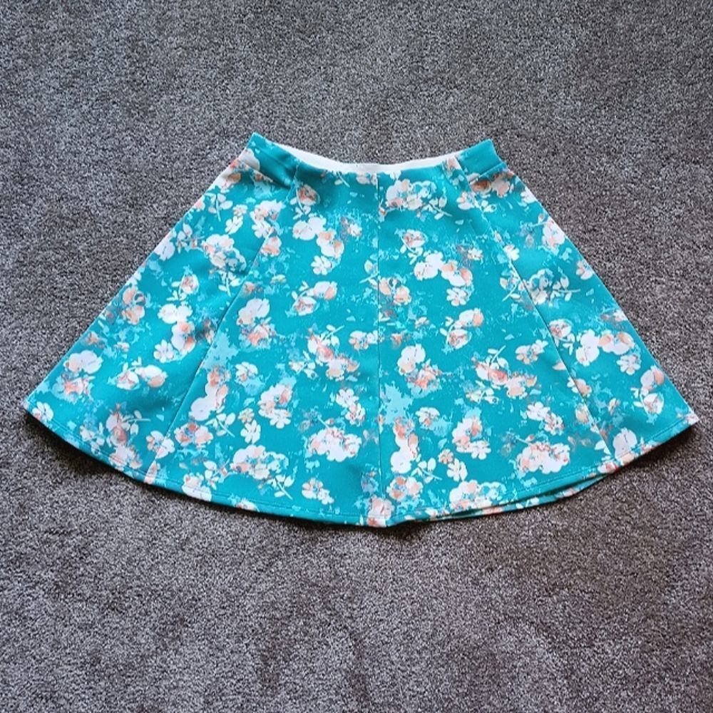 Floral skater skirt